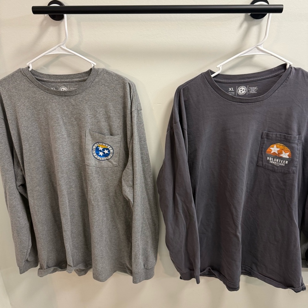 Men’s XL Volunteer Traditions shirts